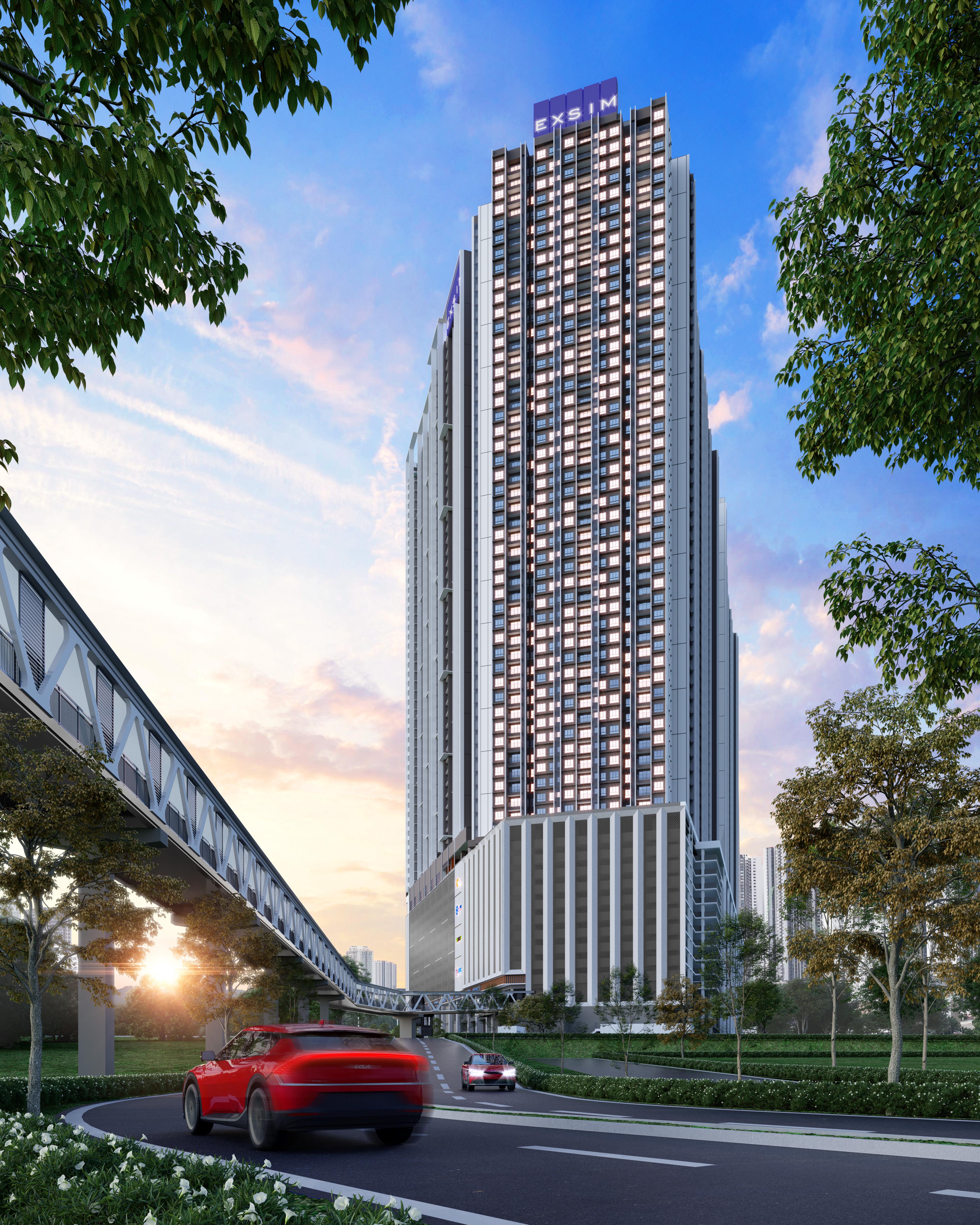 CausewayZ Square exterior architectural artist impression